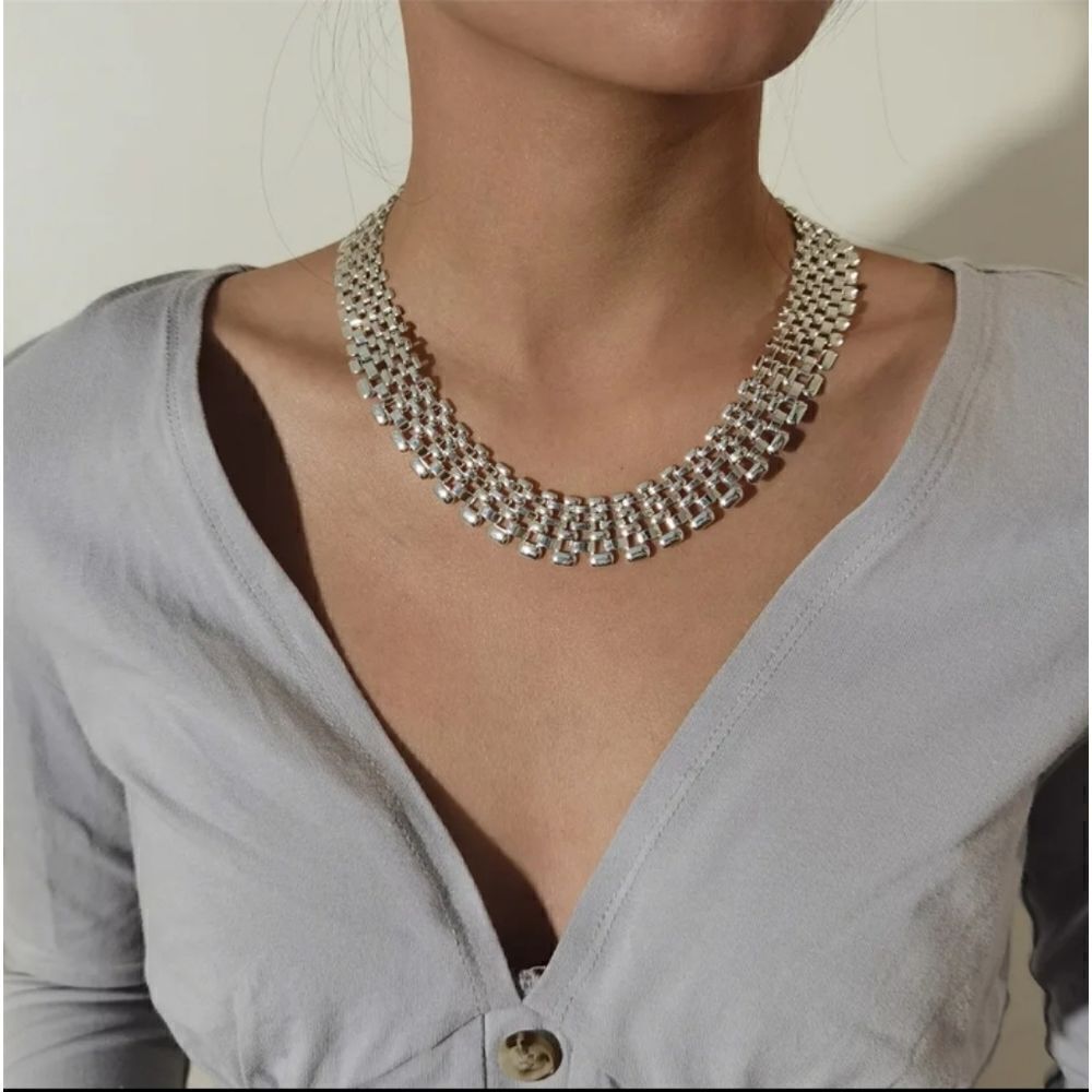 EXAGGERATED CHUNKY THICK CUBAN CHAIN NECKLACE